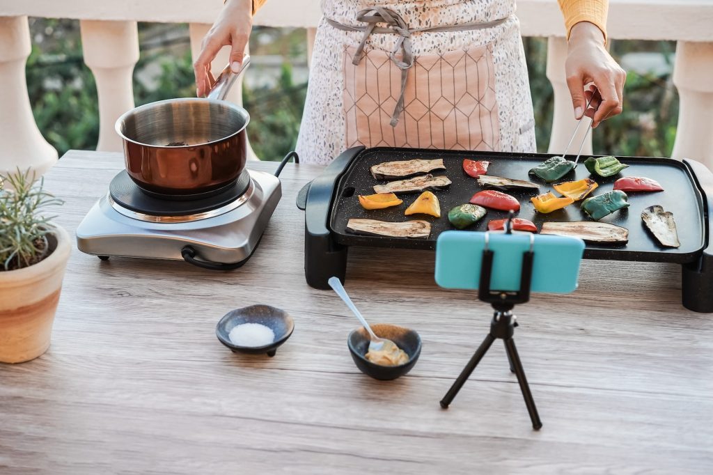 Cooking outdoors can be a great way to get fresh air during a home renovation.